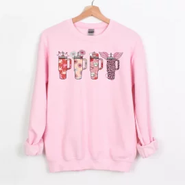 Girl Mom Coffee Sweatshirt