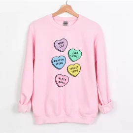 Cute Valentine's Day Shirt, Funny College Sweatshirt